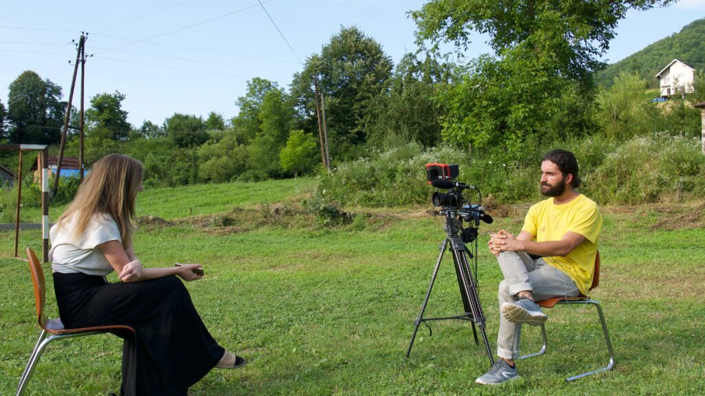 Interview during Cortovisioni