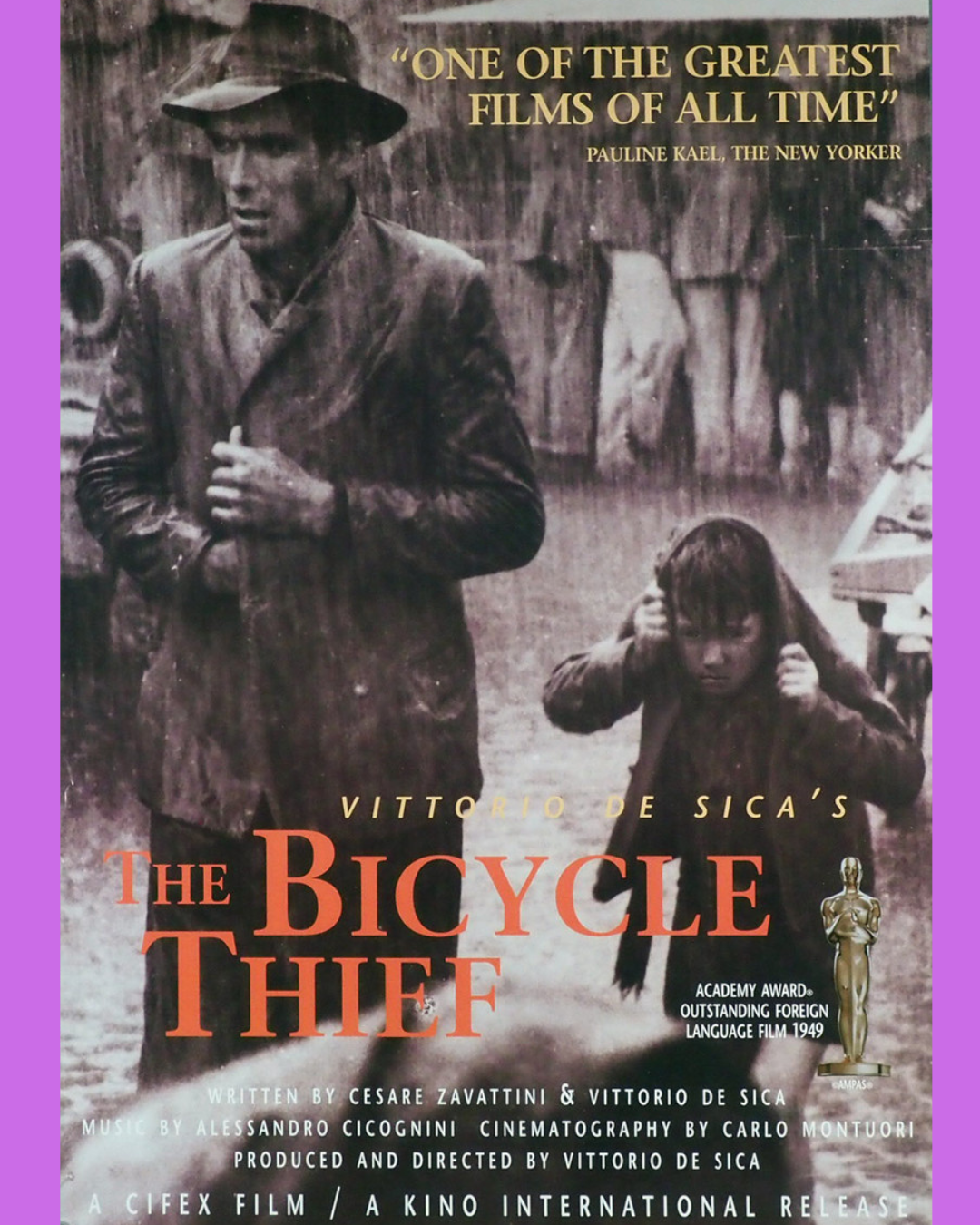 Bicycle Thieves poster